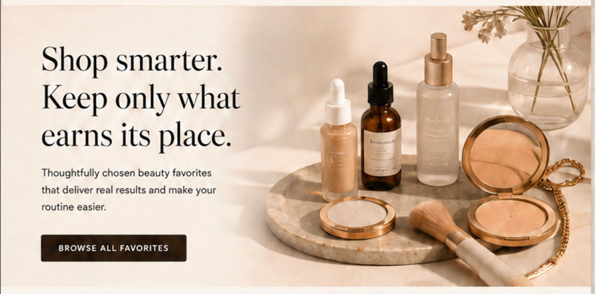 Shop smarter. Keep only what earns its place. Browse all Glow and Grow Beauty favorites.