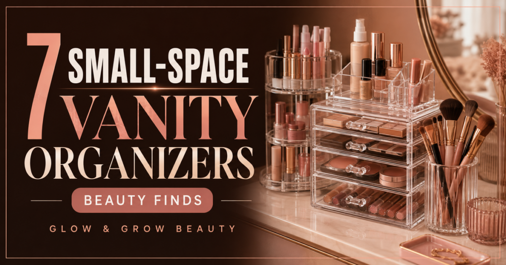 Facebook thumbnail for 7 Small-Space Vanity Organizers