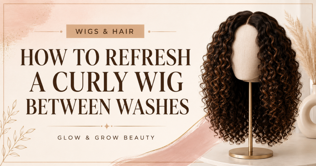 Facebook thumbnail for How to Refresh a Curly Wig Between Washes