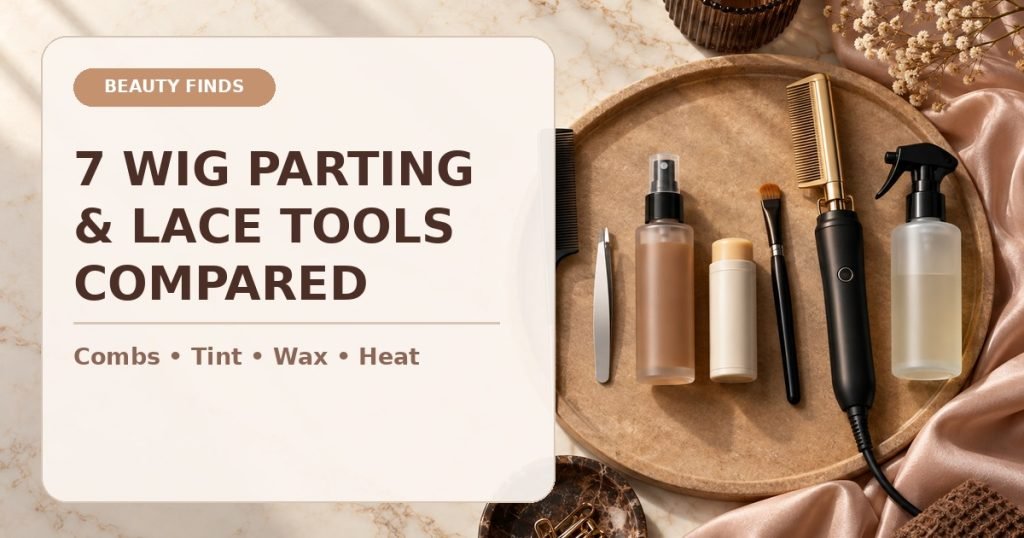 Facebook thumbnail for seven wig-parting and lace-detail tools compared